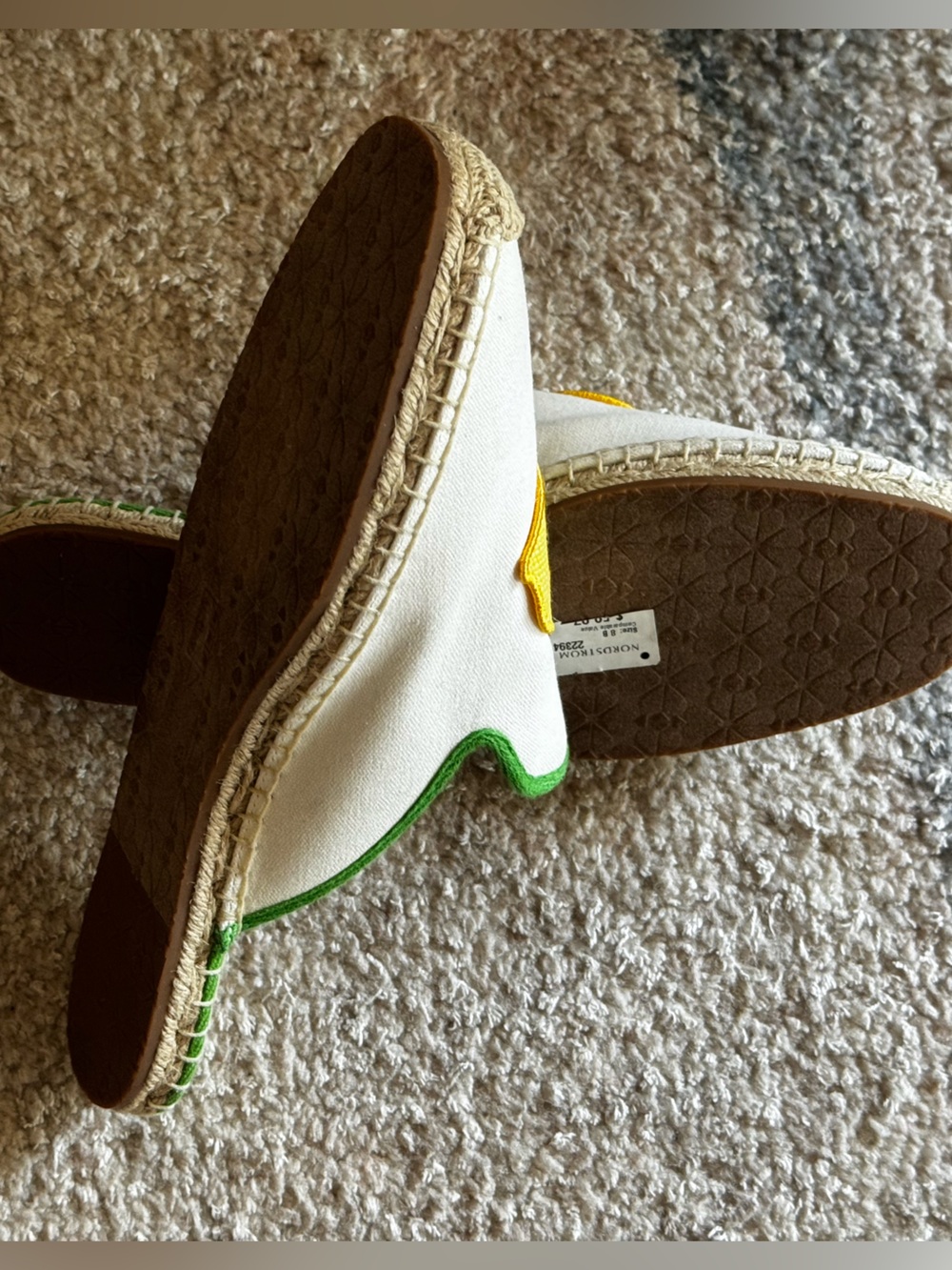 NEW Kate Spade Azura Lemons Espadrille Mules - Picture 9 of 10